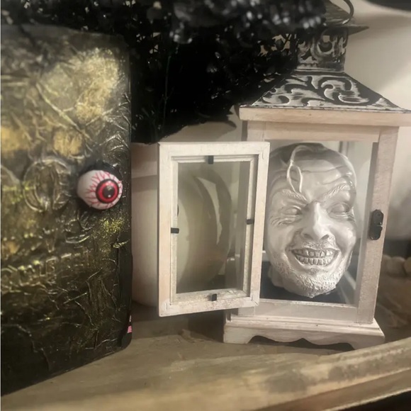 🆕 “Here’s Johnny” Sculptured Head, Resin Tabletop Decoration Bookshelf Film - Picture 6 of 11